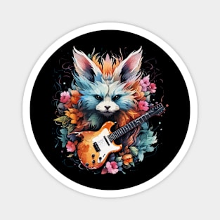 Fennec Fox Playing Guitar Magnet